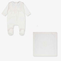 Chloe Baby Girls Romper in White