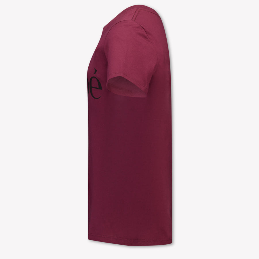 Chloe Kinder Meisjes T-Shirt In Bordeaux