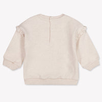 Chloe Baby Girls Sweater In Light Beige