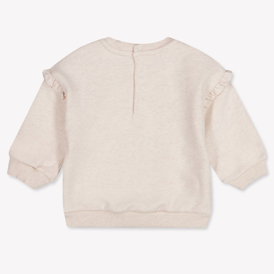 Chloe Baby Girls Sweater In Light Beige
