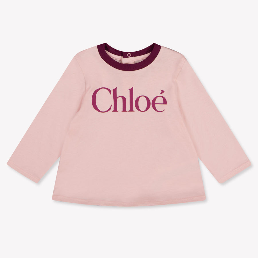 Chloe Baby Girls T-Shirt in Light Pink
