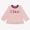Chloe Baby Meisjes T-Shirt In Licht Roze
