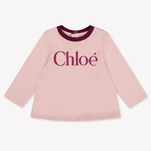Chloe Baby Girls T-Shirt In Light Pink
