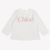 Chloe Baby Meisjes T-Shirt In Wit