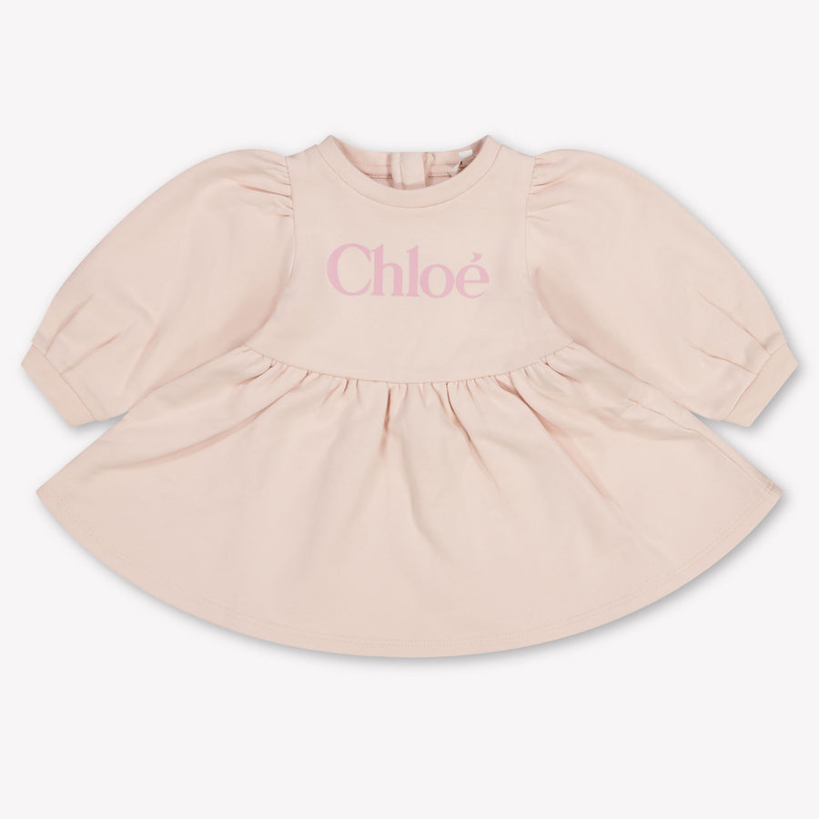 Chloe Baby Meisjes Jurk In Licht Roze