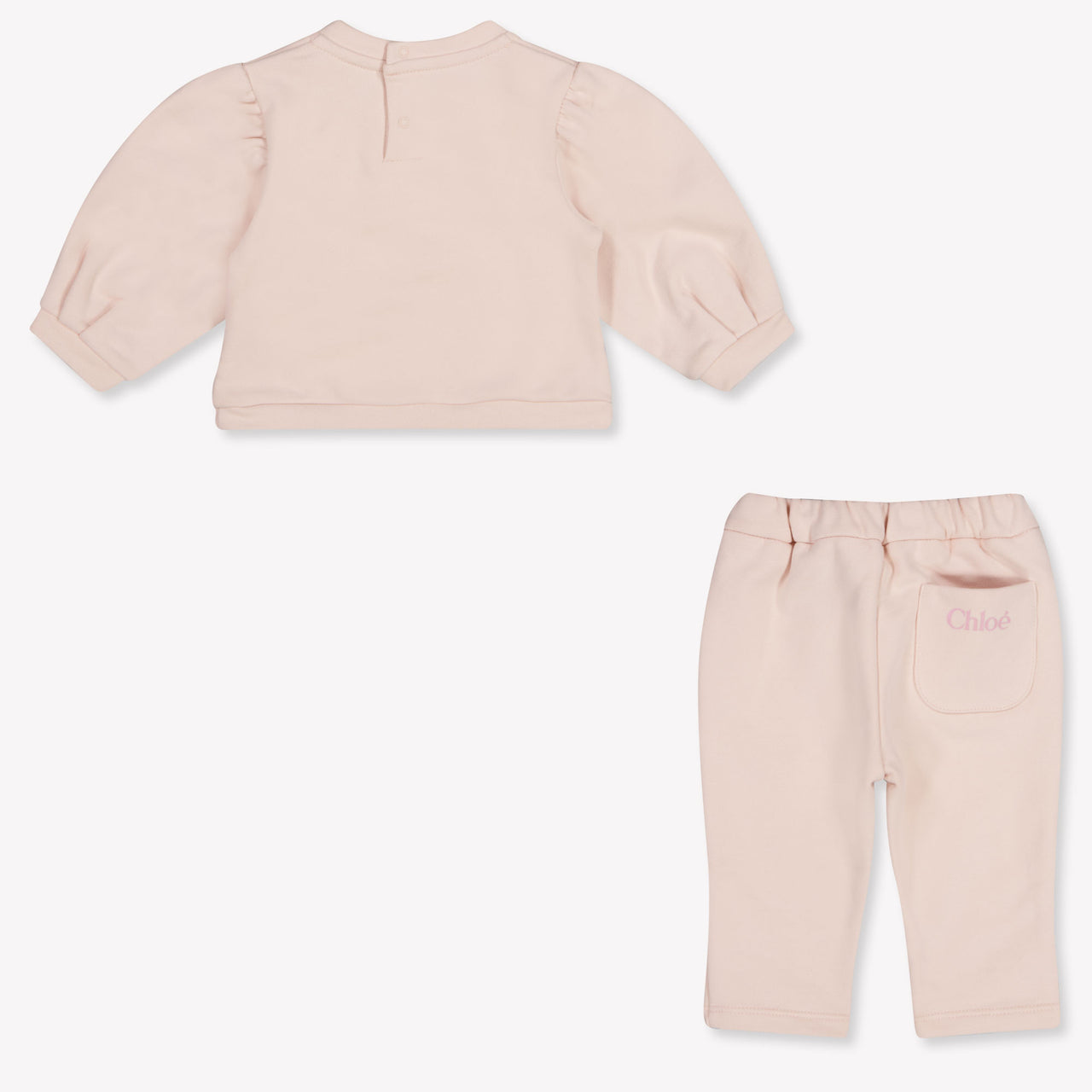 Chloe Baby Girls Jogging suit In Light Pink