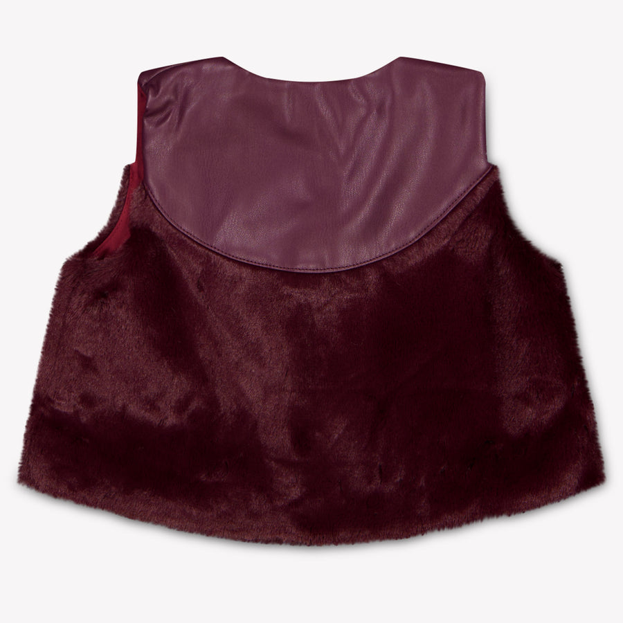 Chloe Baby Girls Bodywarmer In Bordeaux