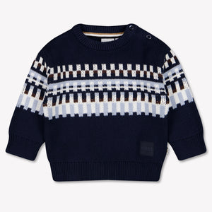Boss Baby Boys Sweater In Navy