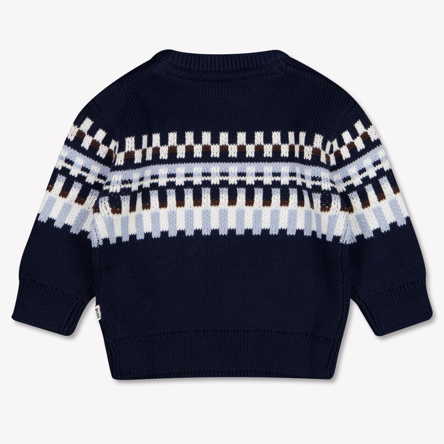 Boss Baby Boys Sweater In Navy