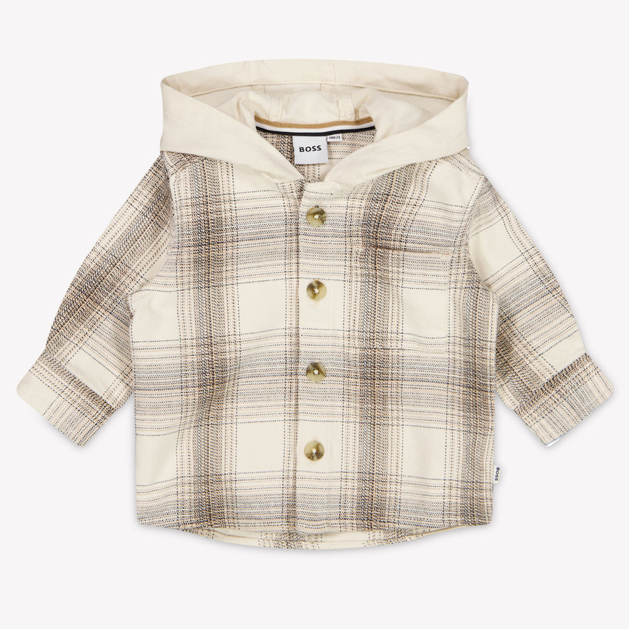 Boss Baby Boys Blouse In OffWhite