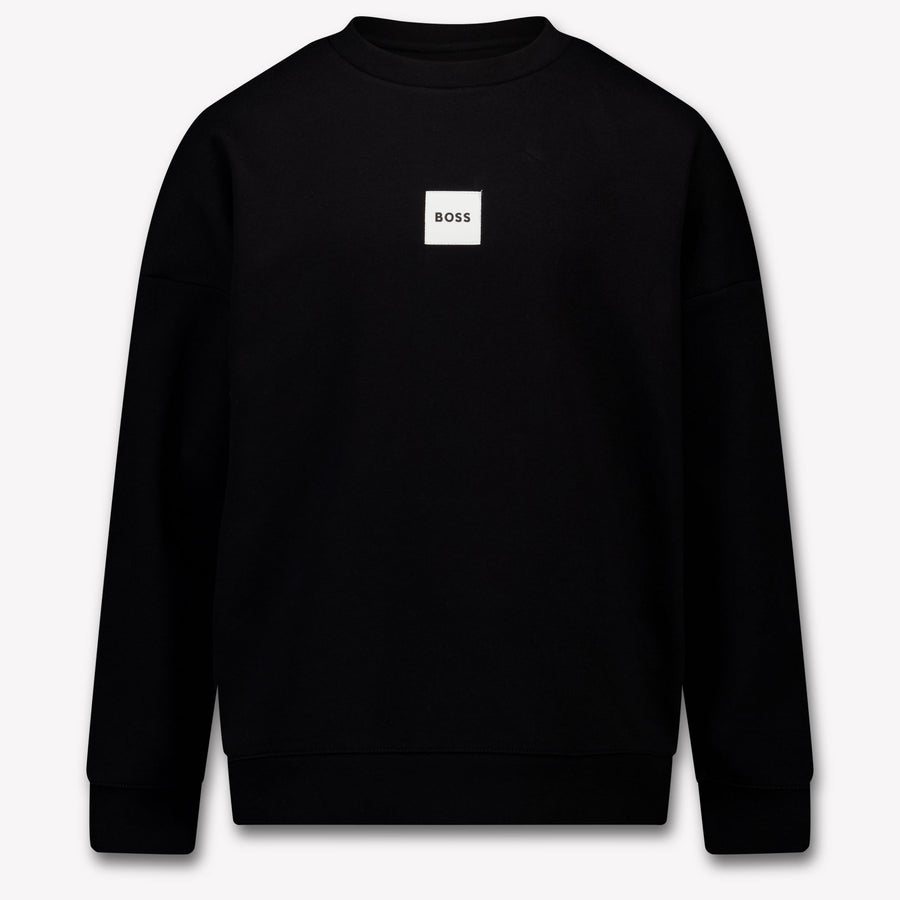 Boss Kids Boys Sweater In Black