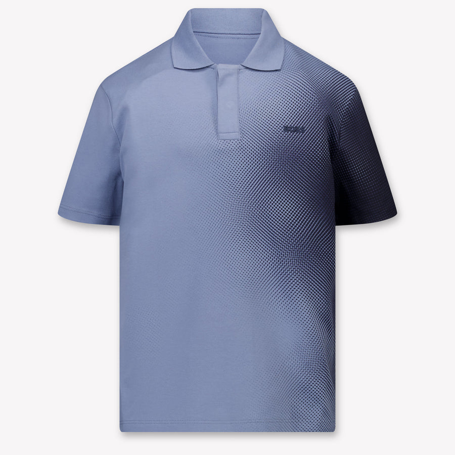 Boss Kids Boys Polo In Blue