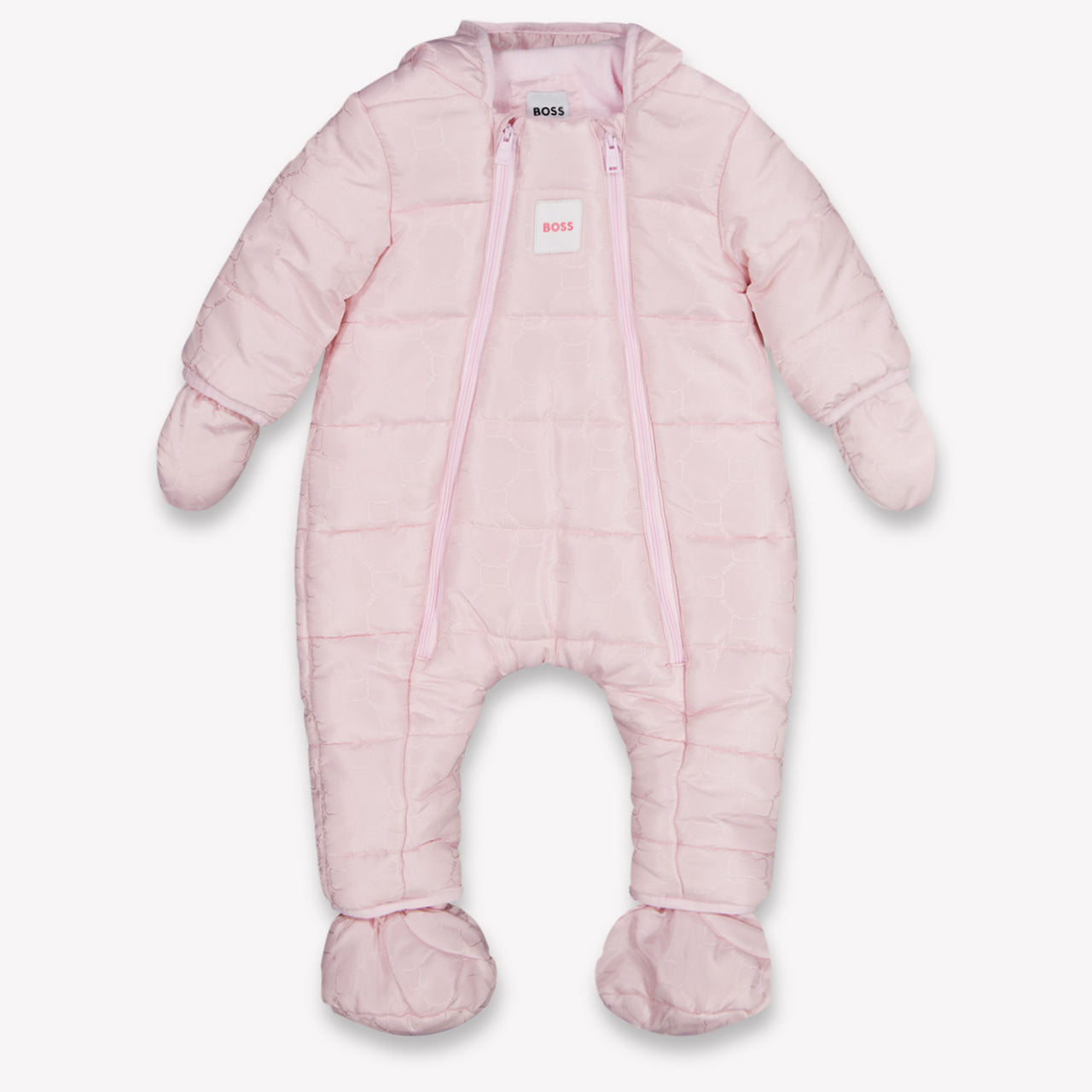 Boss Baby Girls Ski Suits In Light Pink