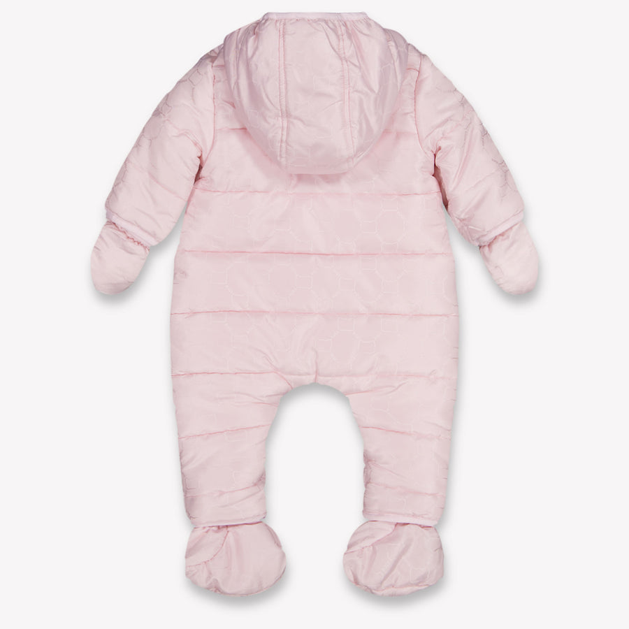 Boss Baby Girls Ski Suits In Light Pink