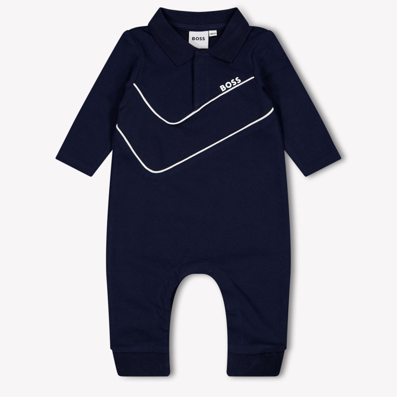 Boss Baby Boys Playsuit In Navy
