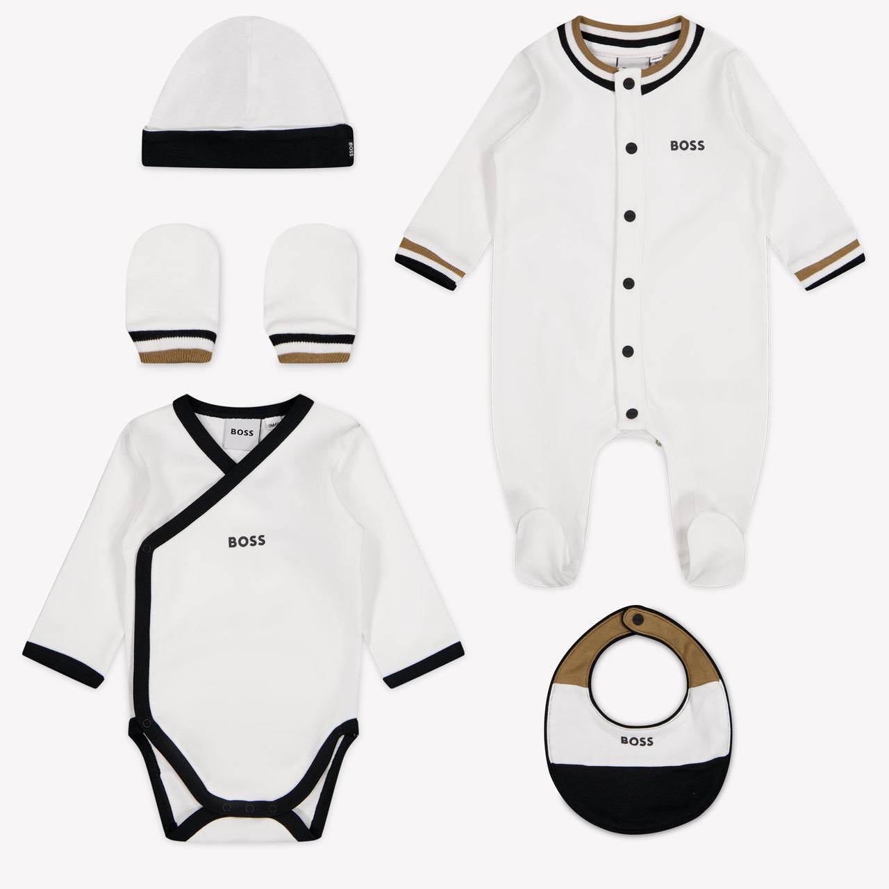 Boss Baby Boys Playsuit In White