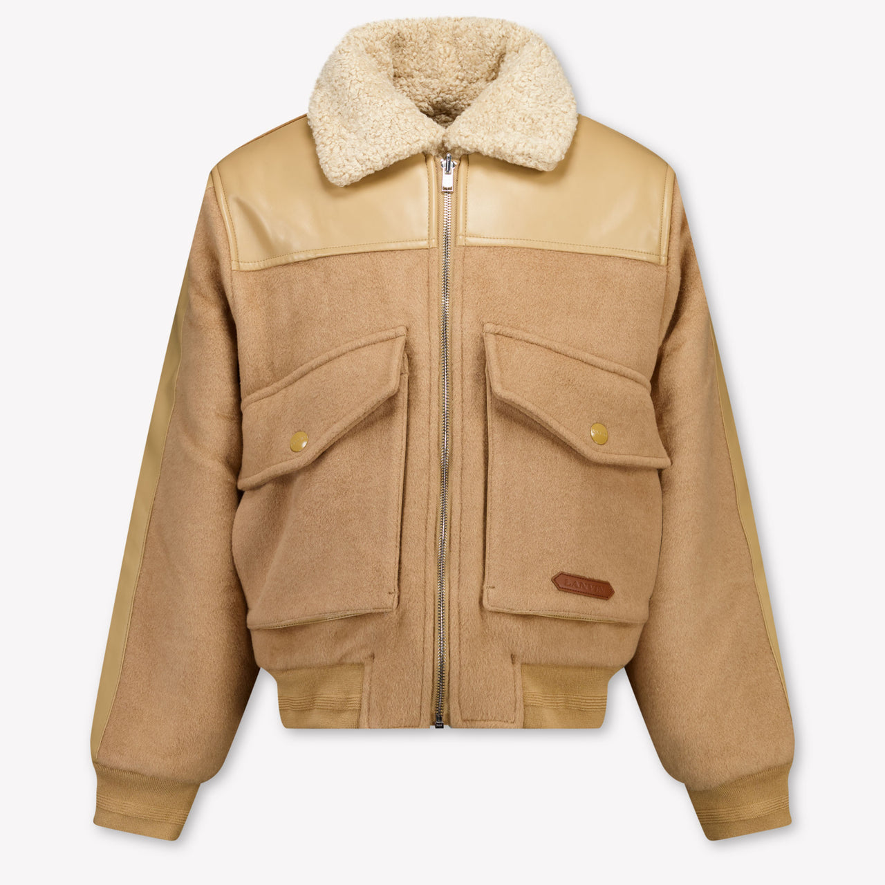 Lanvin Kinder Jongens Winterjas In Beige