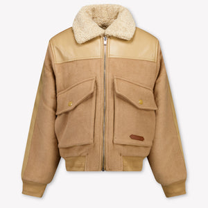 Lanvin Kinder Jongens Winterjas In Beige