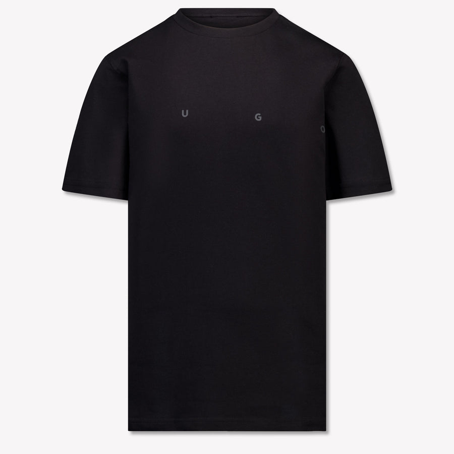HUGO Kinder Jongens T-Shirt In Zwart