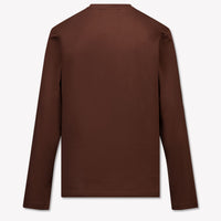 HUGO Kids Boys T-Shirt In Dark Brown