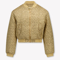 Michael Kors Kids Girls Cardigan In Gold
