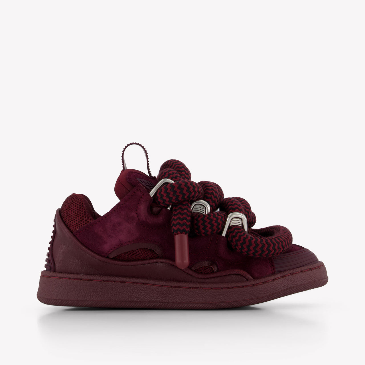 Lanvin Boys Sneakers In Bordeaux