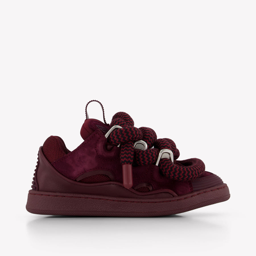 Lanvin Boys Sneakers In Bordeaux