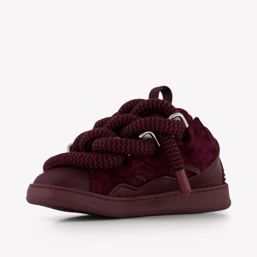 Lanvin Boys Sneakers In Bordeaux