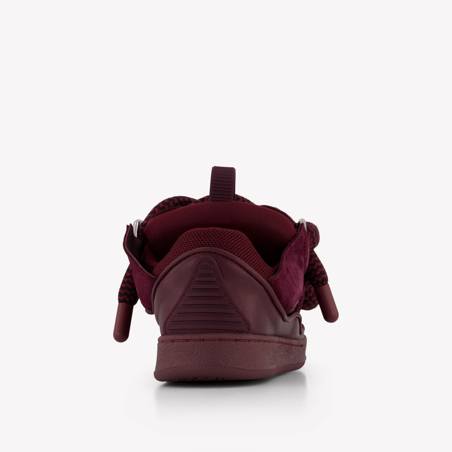 Lanvin Boys Sneakers In Bordeaux