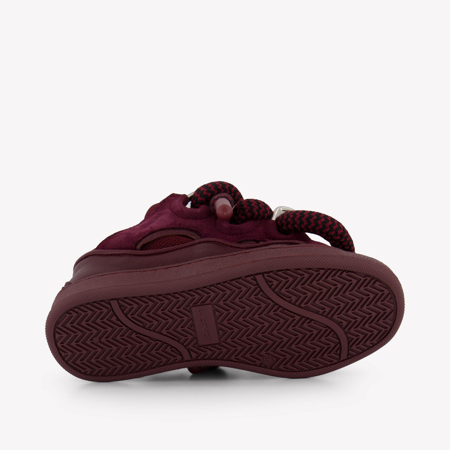 Lanvin Boys Sneakers In Bordeaux