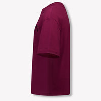 Lanvin Kinder Jongens T-Shirt In Bordeaux