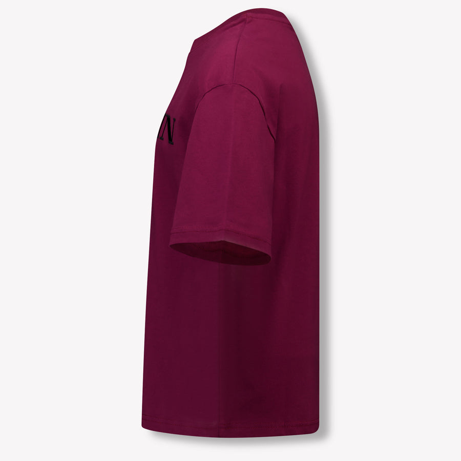 Lanvin Kinder Jongens T-Shirt In Bordeaux