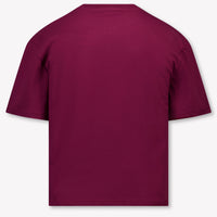 Lanvin Kinder Jongens T-Shirt In Bordeaux