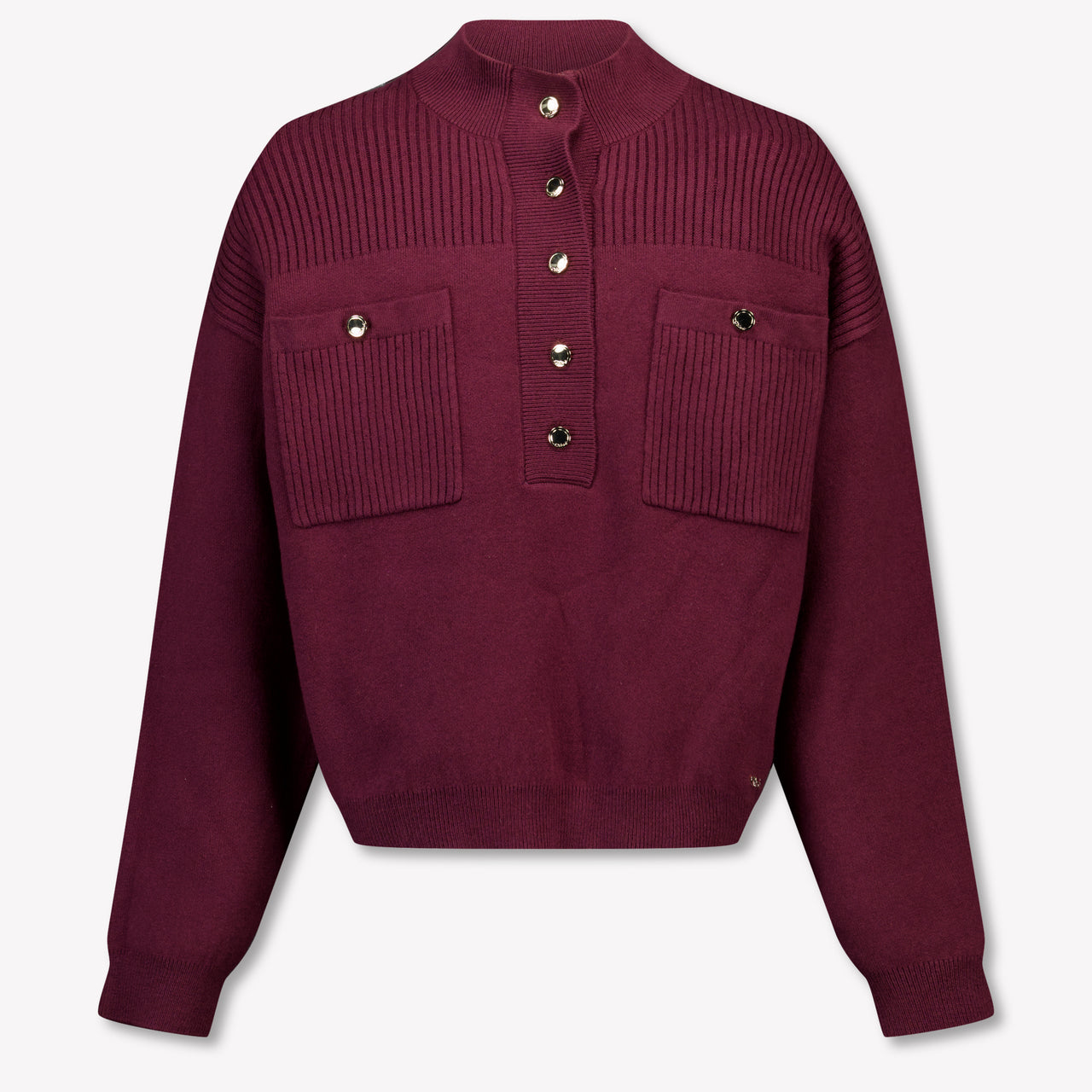 Chloe Kids Girls Sweater In Bordeaux