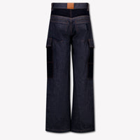Lanvin Kids Boys Jeans In Dark Blue