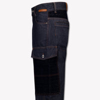 Lanvin Kids Boys Jeans In Dark Blue