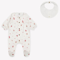 Chloe Baby Girls Romper in White