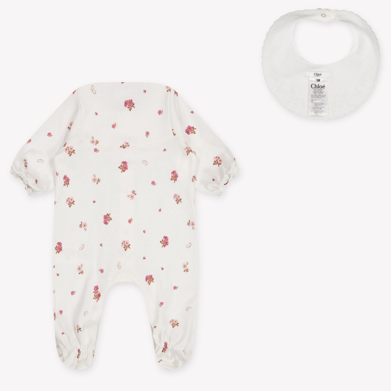 Chloe Baby Girls Romper in White