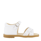 Andanines çocuk kız sandaletleri beyaz
