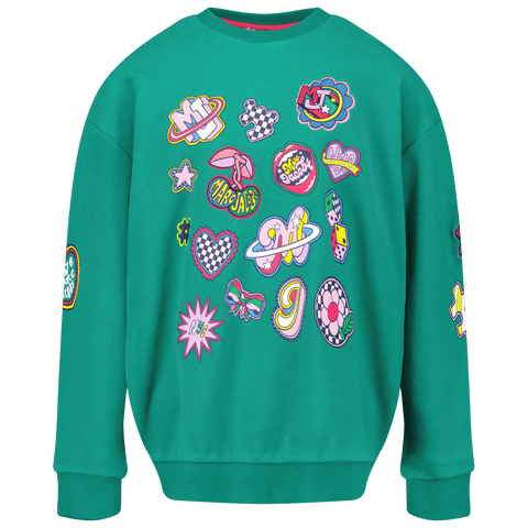 Marc Jacobs Kids Girls Sweater Green