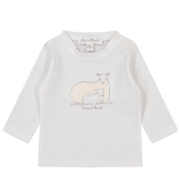 Tartine et Chocolat Baby Jongens T-Shirt Wit 0 mnd