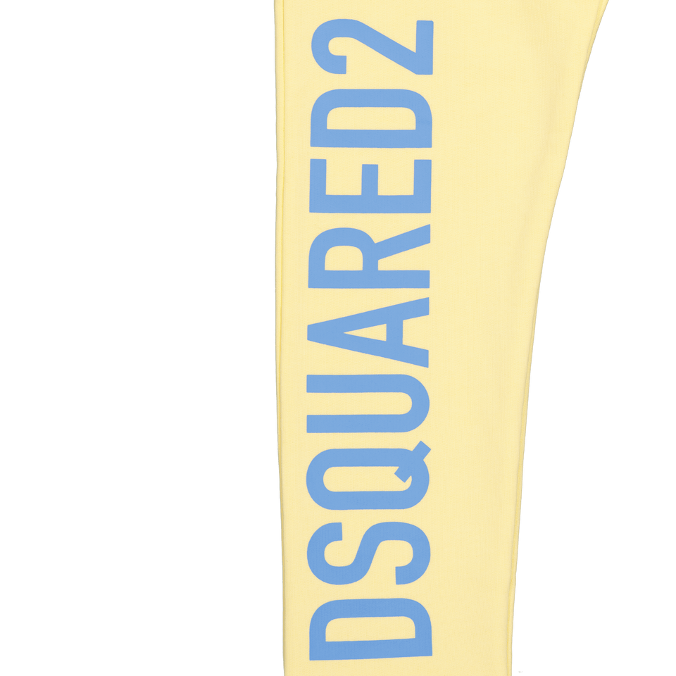 Dsquared2 Kids Unisex Pants Yellow