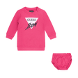 Guess Baby Girls Dress Fuchsia