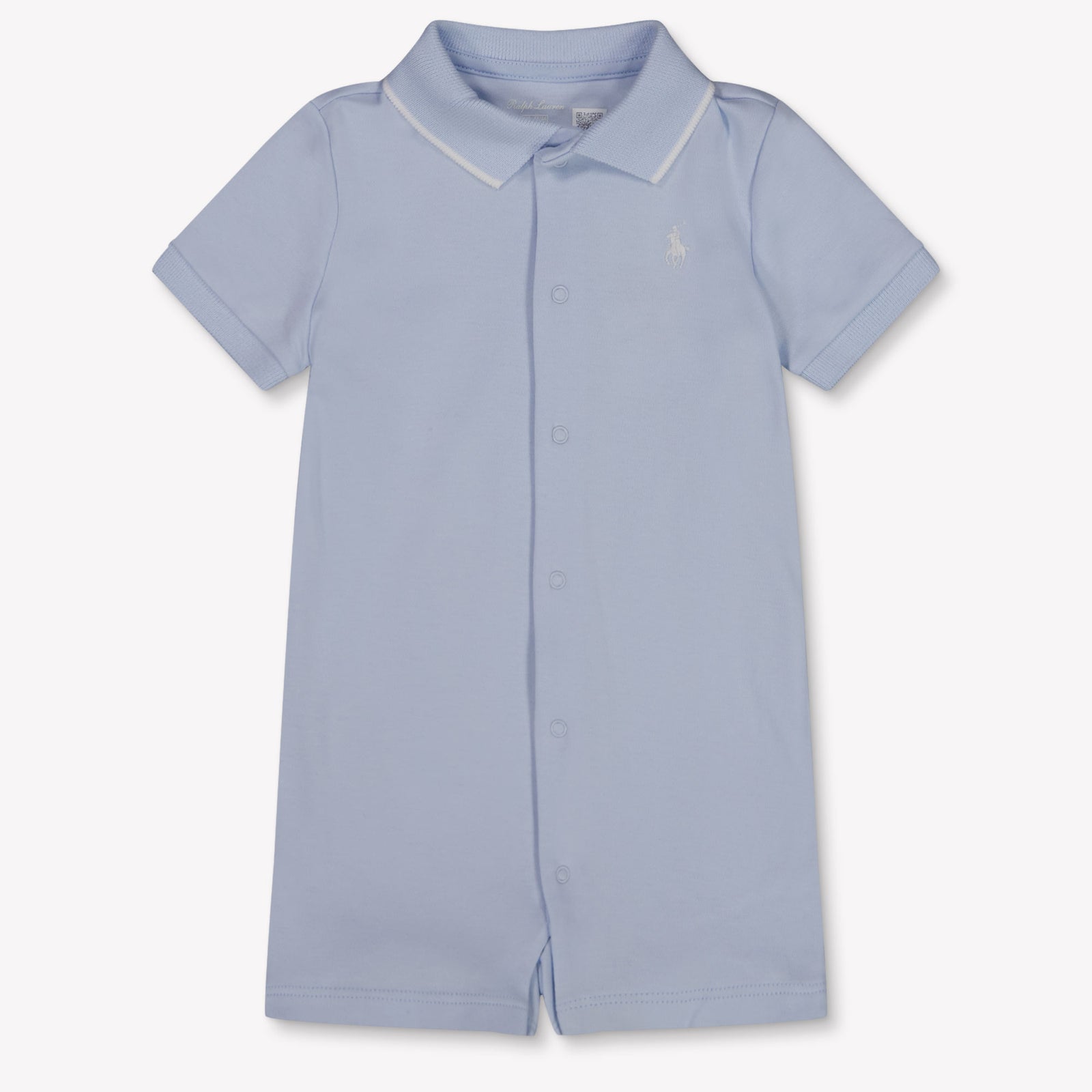 Ralph Lauren Baby Boys Playsuit In Light Blue
