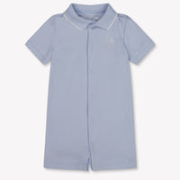 Ralph Lauren Baby Boys Playsuit In Light Blue