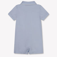 Ralph Lauren Baby Boys Playsuit In Light Blue
