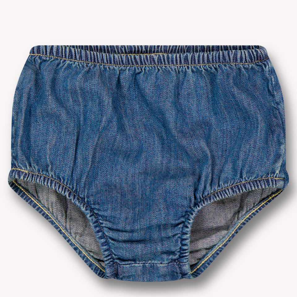 Ralph Lauren Baby Girls Dress In Blue