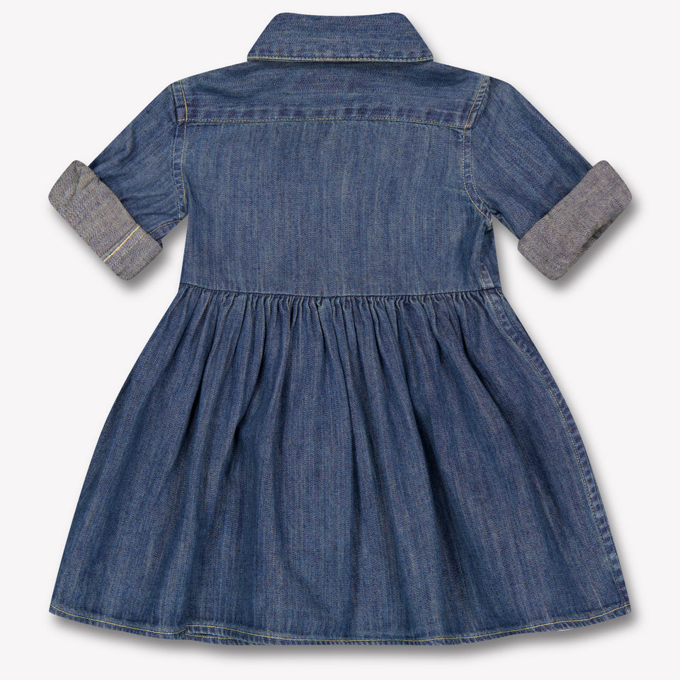 Ralph Lauren Baby Girls Dress In Blue