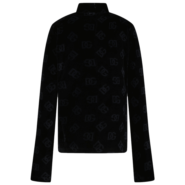 Dolce & Gabbana Kids Girls Sweater Black