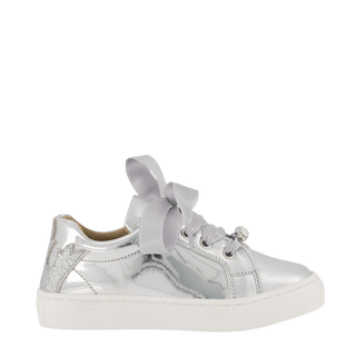 Andanines Kids Girls Sneakers Silver